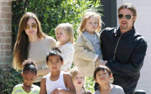Angelina and Brad Pitt